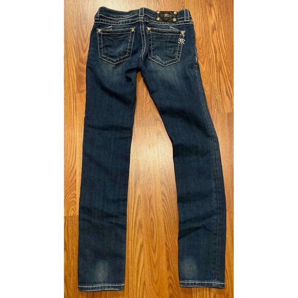 Miss Me Jeans JPS5152SK Skinny Distressed Womens 26 Casual Denim Outdoors - Picture 7 of 15